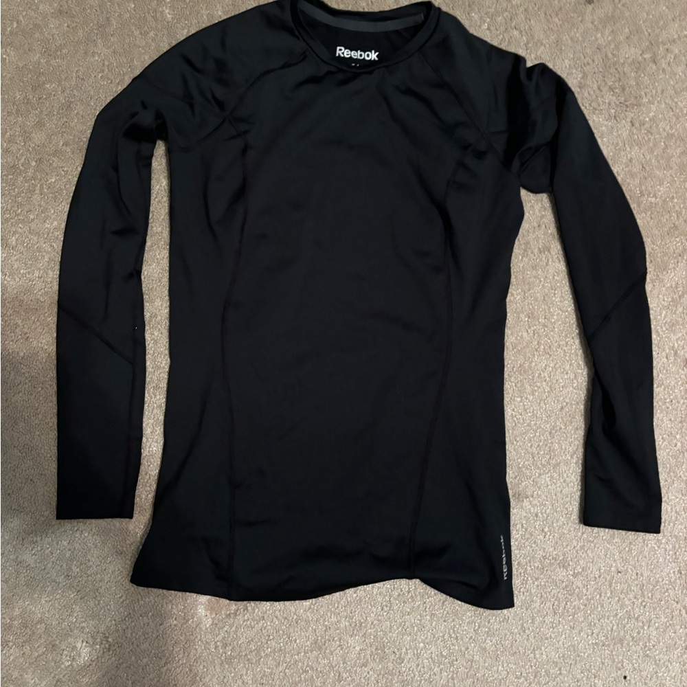 Reebok Black Performance Long Sleeve Shirt